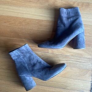 Vince grey suede ladies booties size 7.5